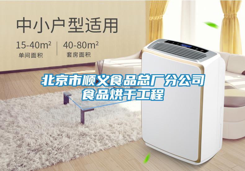 北京市順義食品總廠(chǎng)分公司食品烘干工程
