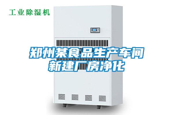 鄭州某食品生產(chǎn)車(chē)間新建廠(chǎng)房?jì)艋?/></p>
                            <p style=