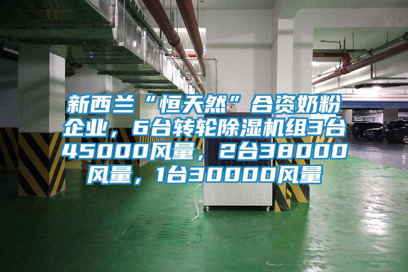 新西蘭“恒天然”合資奶粉企業(yè)，6臺轉輪除濕機組3臺45000風(fēng)量，2臺38000風(fēng)量，1臺30000風(fēng)量