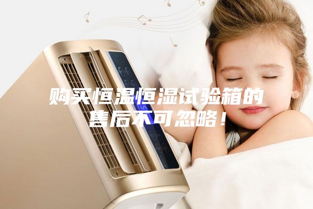 購買(mǎi)恒溫恒濕試驗箱的售后不可忽略！