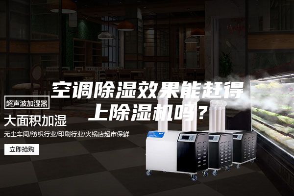 空調除濕效果能趕得上除濕機嗎？