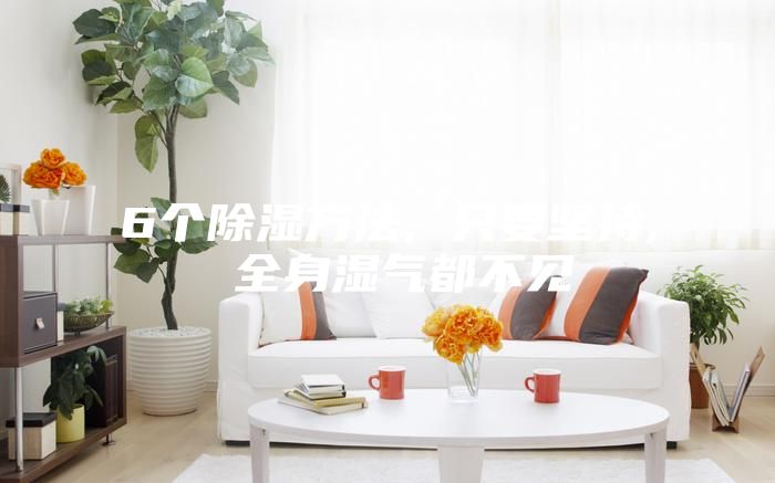 6個(gè)除濕方法, 只要堅持, 全身濕氣都不見(jiàn)