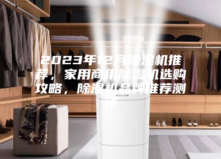 2023年12月除濕機推薦，家用商用除濕機選購攻略，除濕機品牌推薦測評