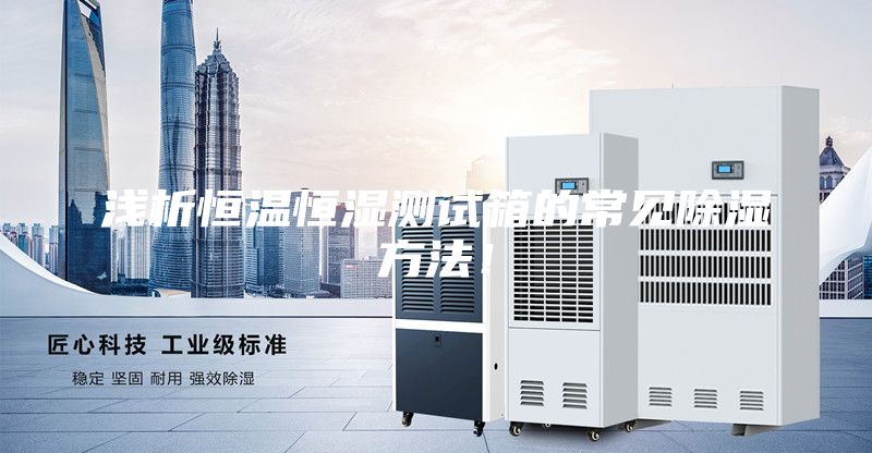 淺析恒溫恒濕測試箱的常見除濕方法!