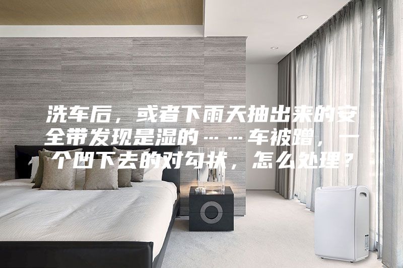 洗車后，或者下雨天抽出來(lái)的安全帶發(fā)現(xiàn)是濕的……車被蹭，一個(gè)凹下去的對(duì)勾狀，怎么處理？