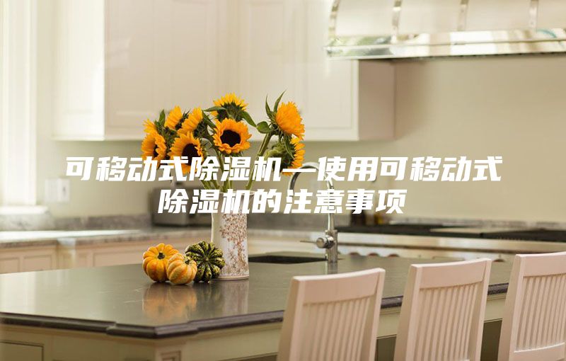 可移動(dòng)式除濕機(jī)—使用可移動(dòng)式除濕機(jī)的注意事項(xiàng)