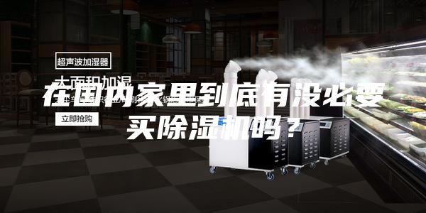 在國(guó)內(nèi)家里到底有沒必要買除濕機(jī)嗎？