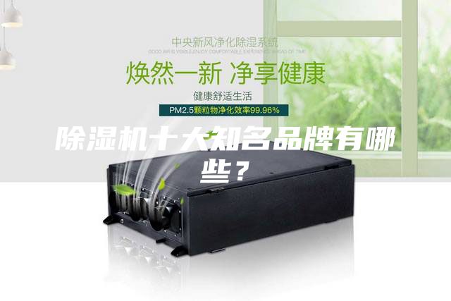 除濕機十大知名品牌有哪些？