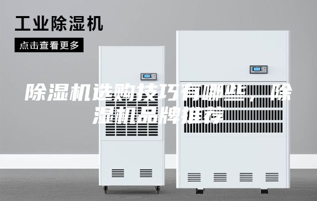 除濕機選購技巧有哪些，除濕機品牌推薦