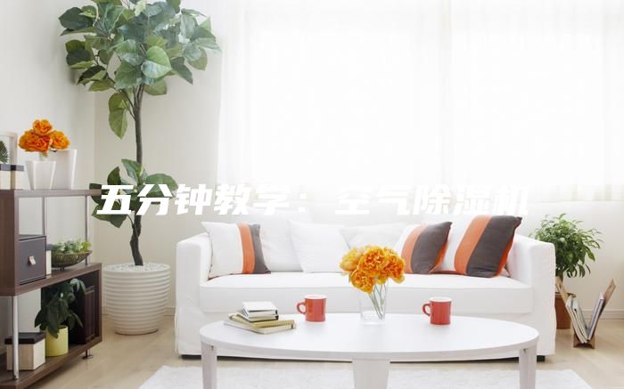 五分鐘教學(xué)：空氣除濕機