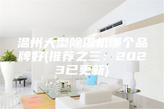 溫州大型除濕機哪個(gè)品牌好(推薦之三：2023已更新)