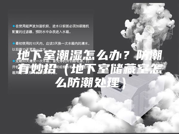 地下室潮濕怎么辦？防潮有妙招（地下室儲藏室怎么防潮處理）