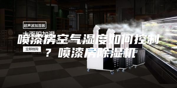噴漆房空氣濕度如何控制？噴漆房除濕機