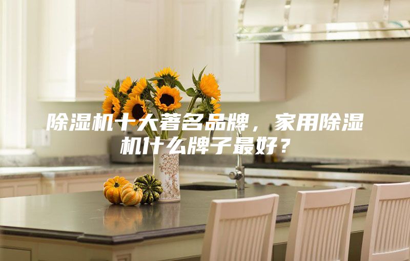 除濕機十大著(zhù)名品牌，家用除濕機什么牌子最好？