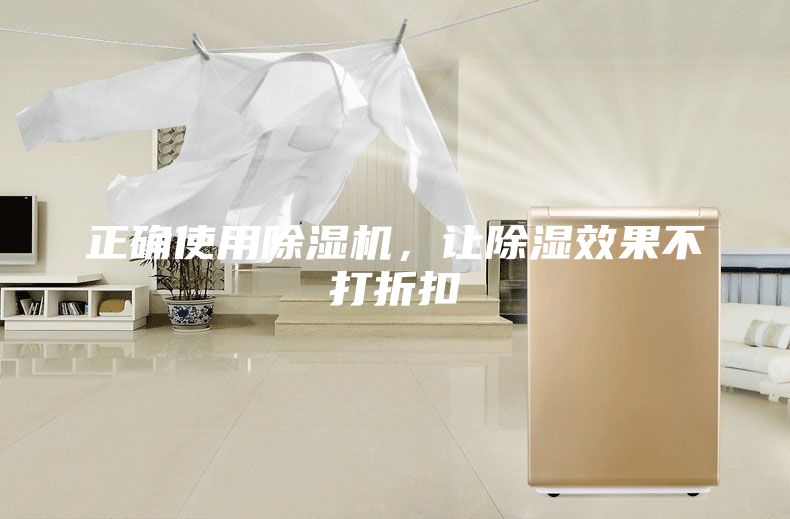 正確使用除濕機，讓除濕效果不打折扣