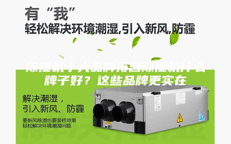 除濕機十大品牌排名除濕機什么牌子好？這些品牌更實(shí)在