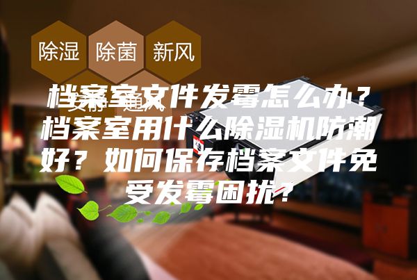 檔案室文件發(fā)霉怎么辦？檔案室用什么除濕機防潮好？如何保存檔案文件免受發(fā)霉困擾？