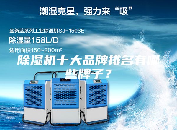 除濕機十大品牌排名有哪些牌子？