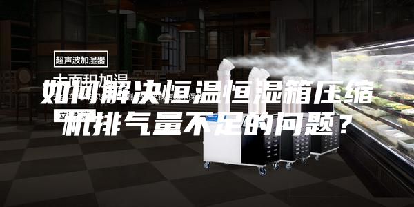 如何解決恒溫恒濕箱壓縮機排氣量不足的問(wèn)題？