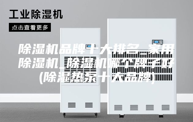 除濕機品牌十大排名_家用除濕機_除濕機哪個牌子好(除濕熱泵十大品牌)