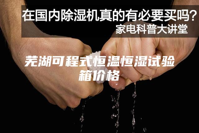 蕪湖可程式恒溫恒濕試驗箱價(jià)格