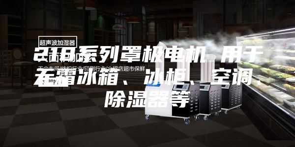 218系列罩極電機 用于無(wú)霜冰箱、冰柜、空調、除濕器等